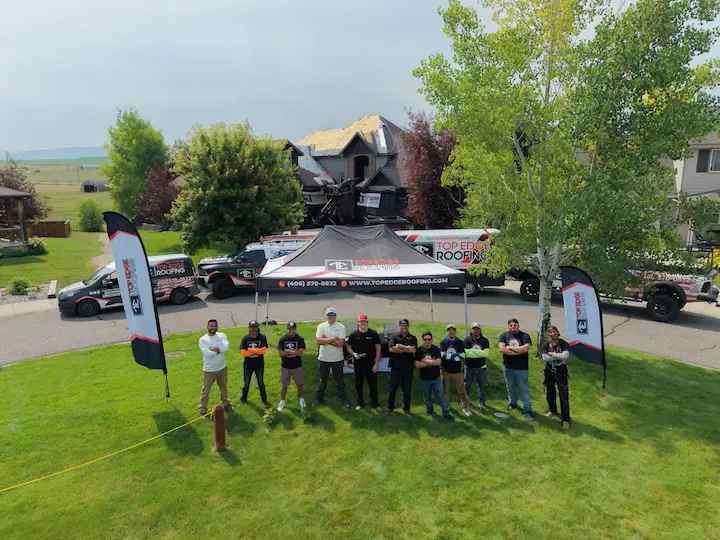 top edge roofing team in bozeman MT