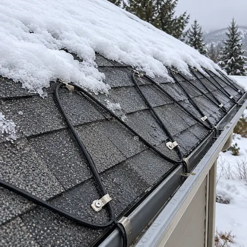 montana ice dam prevention with heating cables