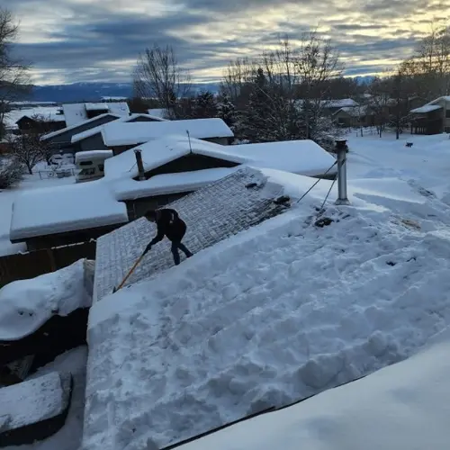 snow removal Bozeman MT - Top Edge Roofing